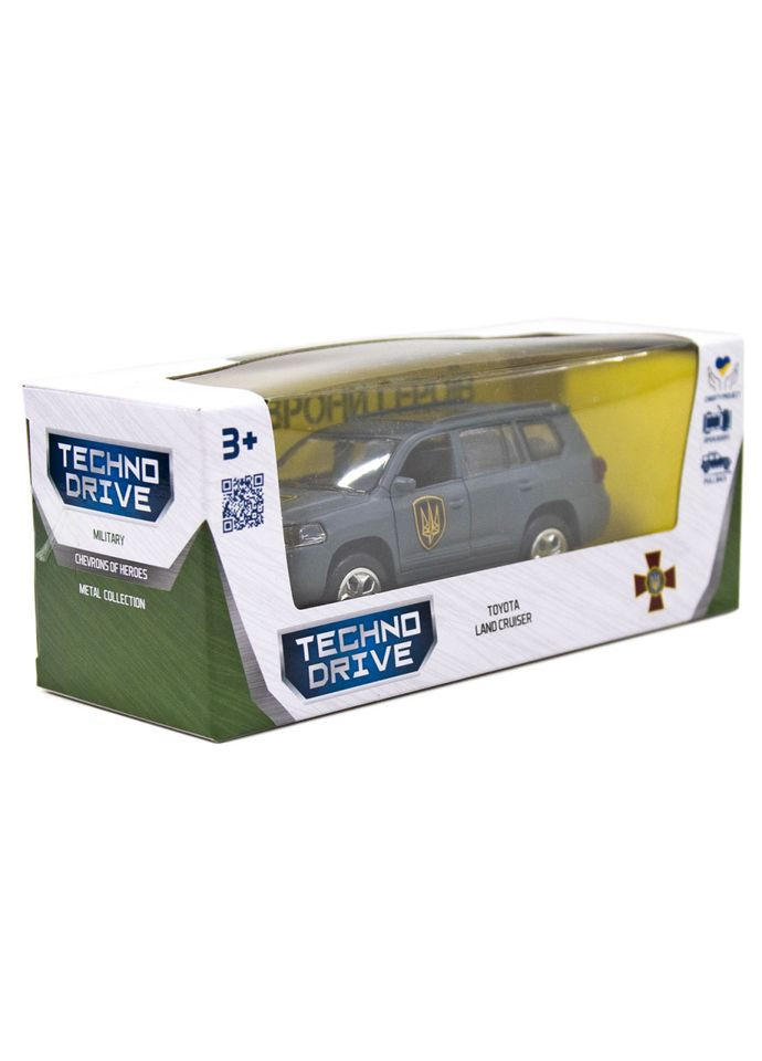Автомодель серії "Шеврони Героїв" Toyota Land Сruiser "Рубіж" KM6010 TechnoDrive (302067364)