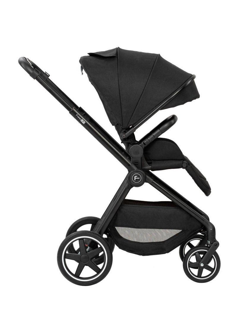 Коляска для дитини універсальна 3 в 1 Zack чорна () FreeOn 80685 (328399015)