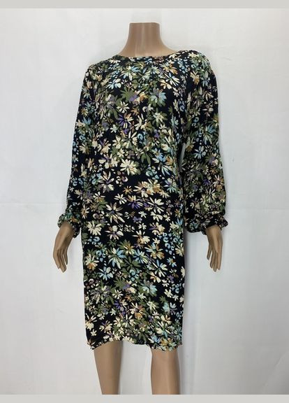 Комбінована повсякденний сукня а-силует Indiska з квітковим принтом