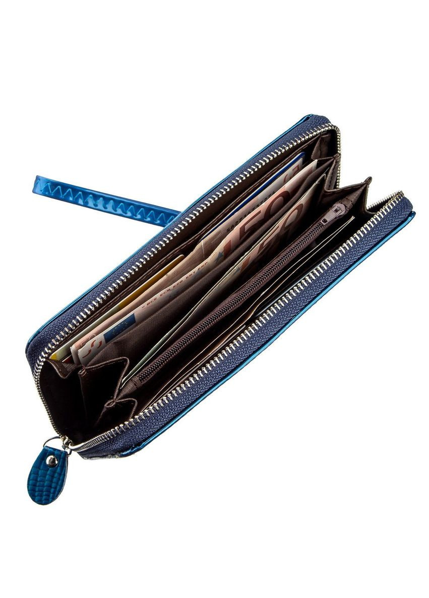 Жіночий гаманець на одну блискавку з екошкіри з монетницею 19028 KIVI (306882315)