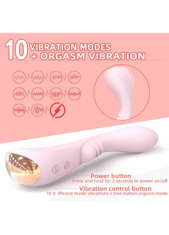 Вібратор для жінок витонченої форми G-spot Arouse Pink CNT (381049731)