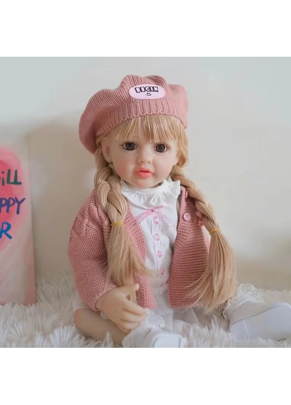 Реалистичная Кукла Реборн 55 см полностью силиконовая Doll Baby Born К0100307 Reborn (381340061)