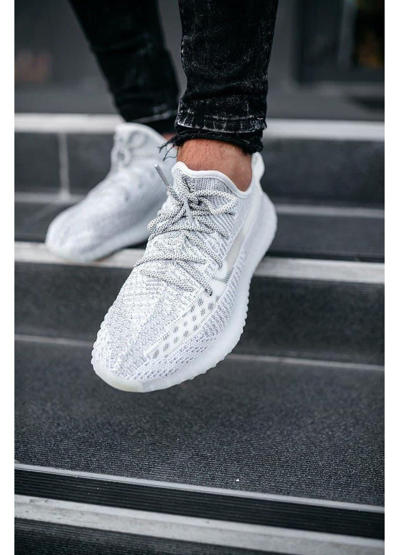 КРОСІВКИ ЖІНОЧІ ADIDAS YEEZY BOOST 350 V2 STATIC FULL REFLECTIVE АДІДАС ІЗІ БУСТ No Brand сірі демісезони (369389808)