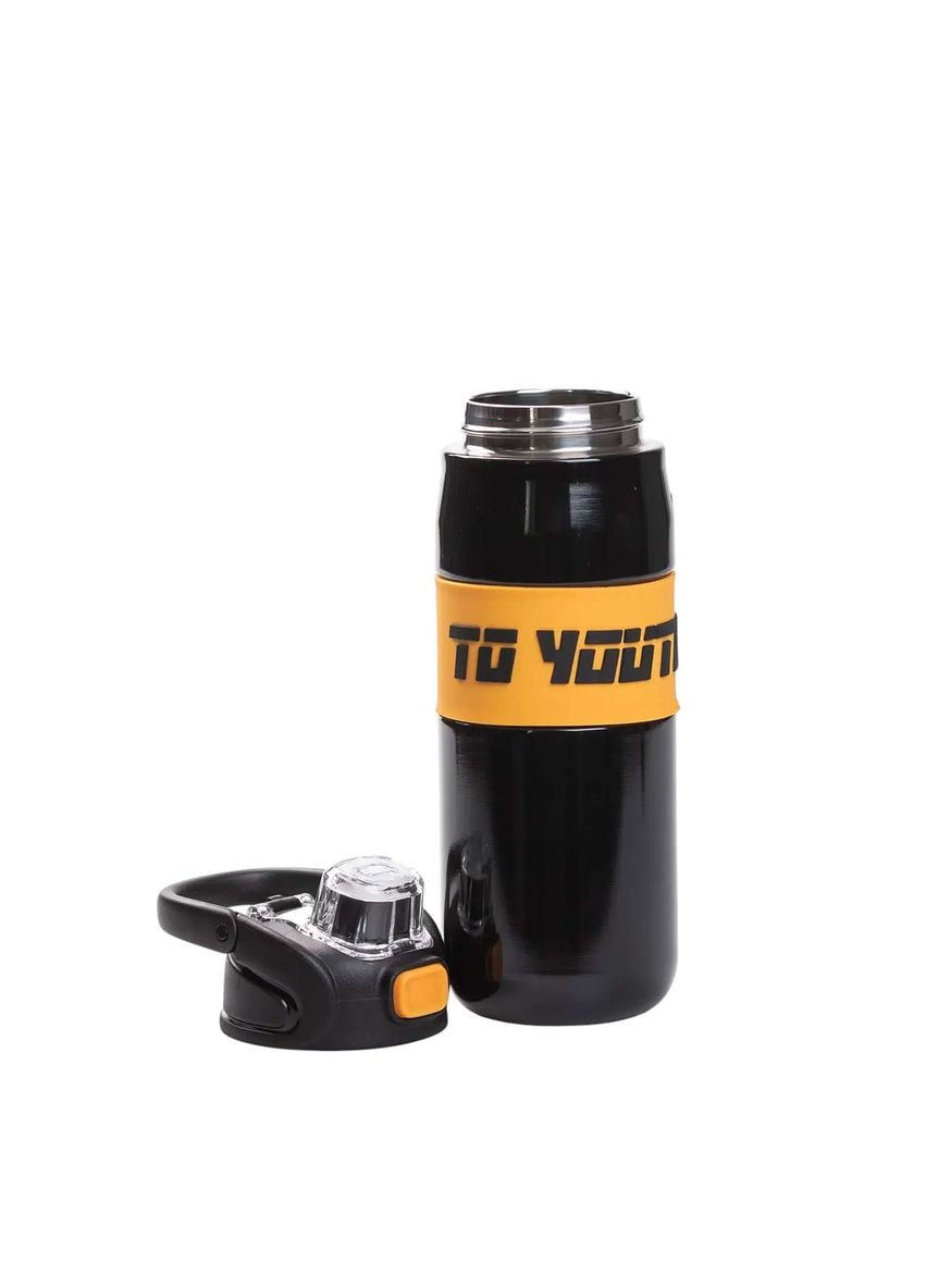 Термос спортивный TO YOUTH 680 мл с мундштуком, черный Yiwu HP-14-54B No Brand (352061132)