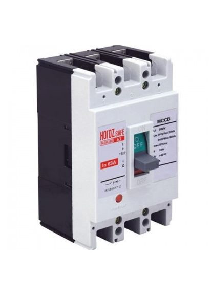 Шафовий автоматичний вимикач "SAFE" 63А 3P С 35кА Horoz Electric (370245307)