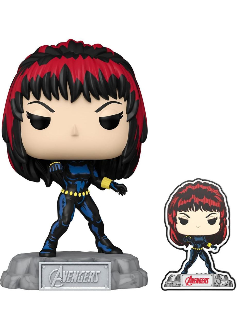 Фигурка Pop серии Marvel Avengers Черная Вдова Black Widow + пин 1260 Funko (388238237)