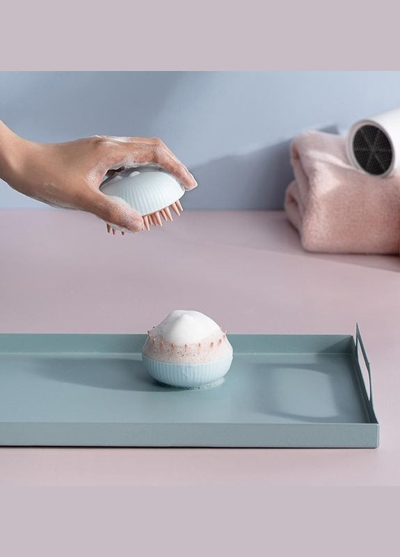 Масажна щітка для голови блакитна Jordan & Judy (316493447)