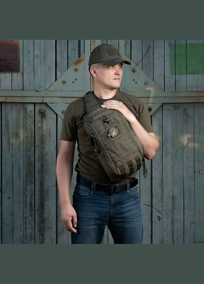 Рюкзак однолямочний Armadillo Dark Coyote M-TAC (318666413)