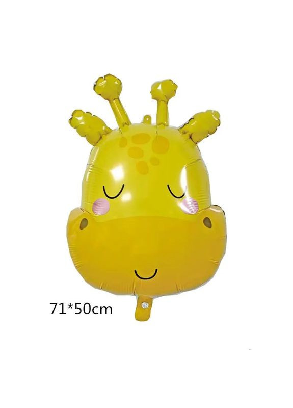 Фольгована кулька фігура Жирафа 71х50 см No Brand (351892193)