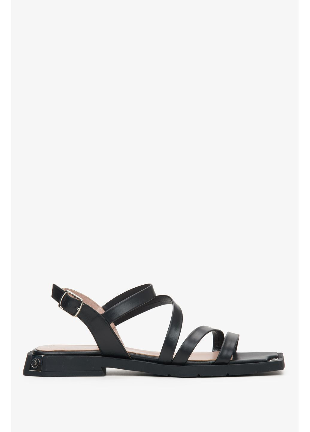 сандалии, цвет черный Estro