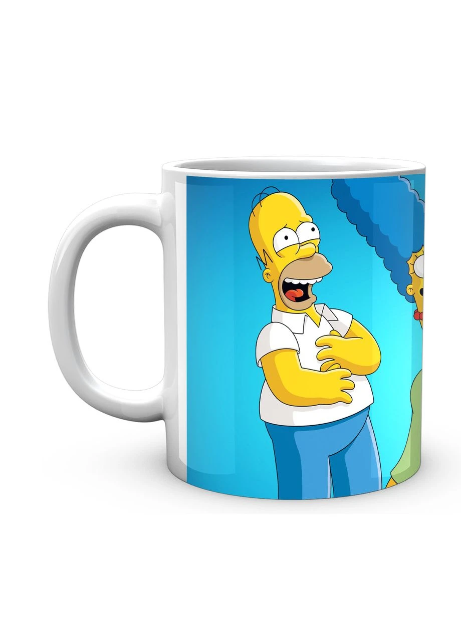 Чашка с принтом The Simpsons Симпсоны SMP 18 Кружка керамическая 0,33 GeekLand (378963505)