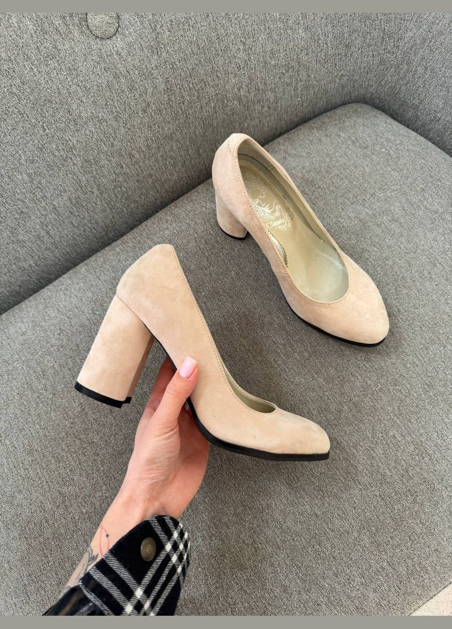 Stella Vinci Туфлі світло-бежевий з натуральна замша, натуральна шкіра, україна — (340820271)