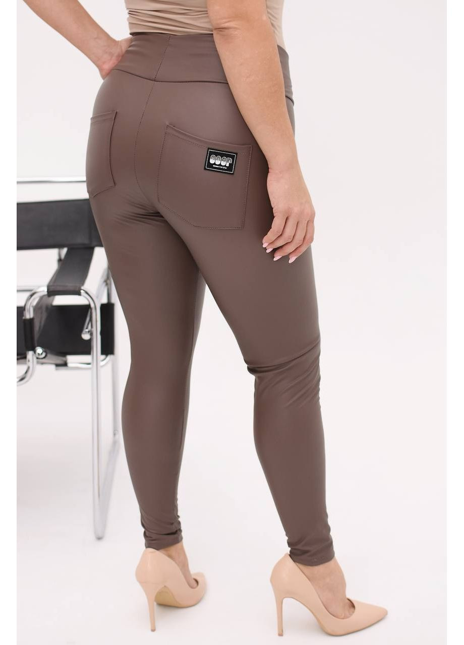 Женские лосины из экокожи No Brand (363621372)