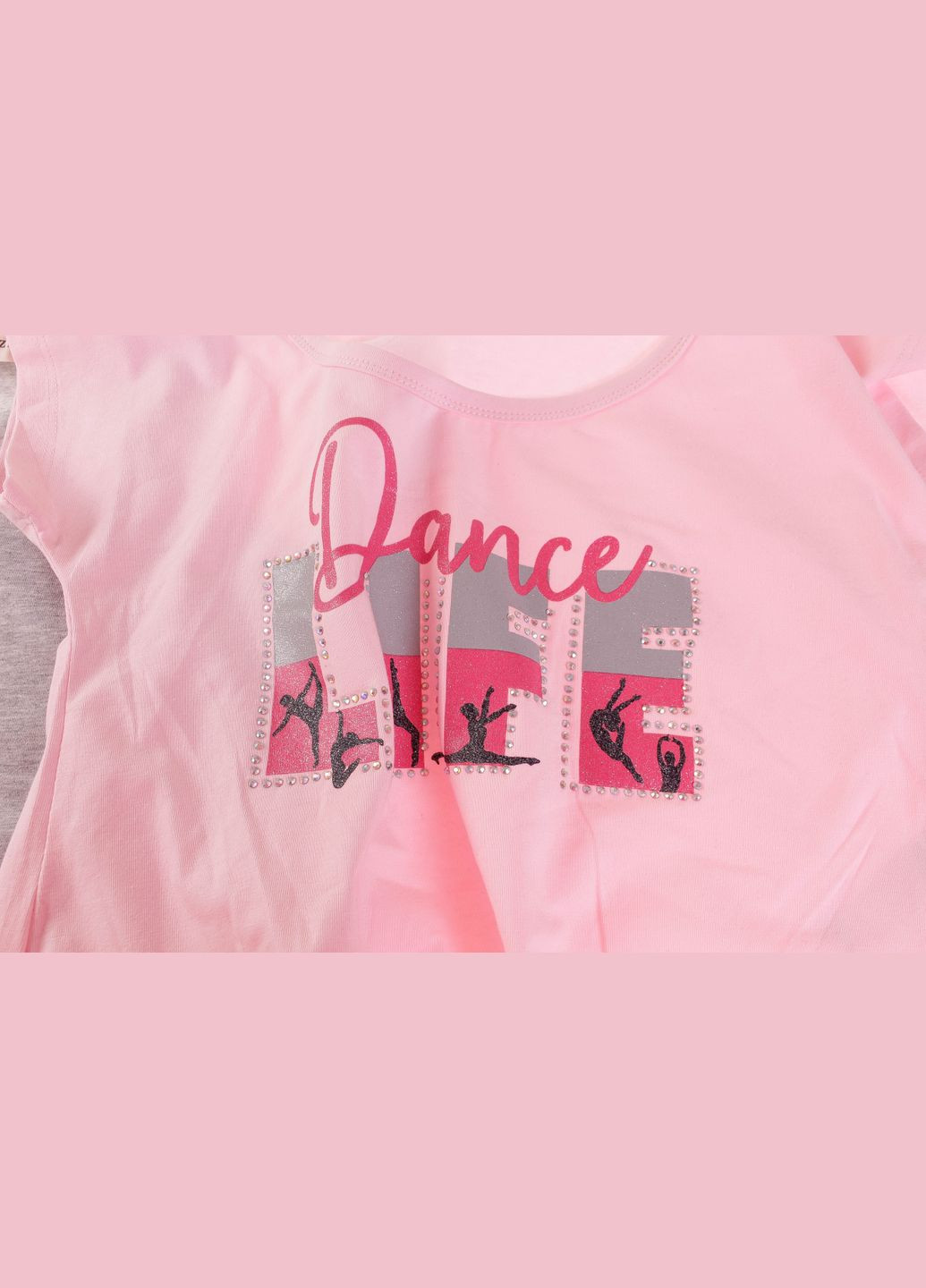 Сарафан + Топ 13478 Рожевий І Сірий Меланжевий Breeze (306715683)