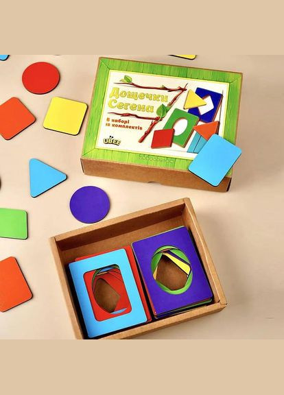 Вкладыши Доски Сегена "фигуры, цвета" (ПСД212) PSD212 Ubumblebees (321997285)