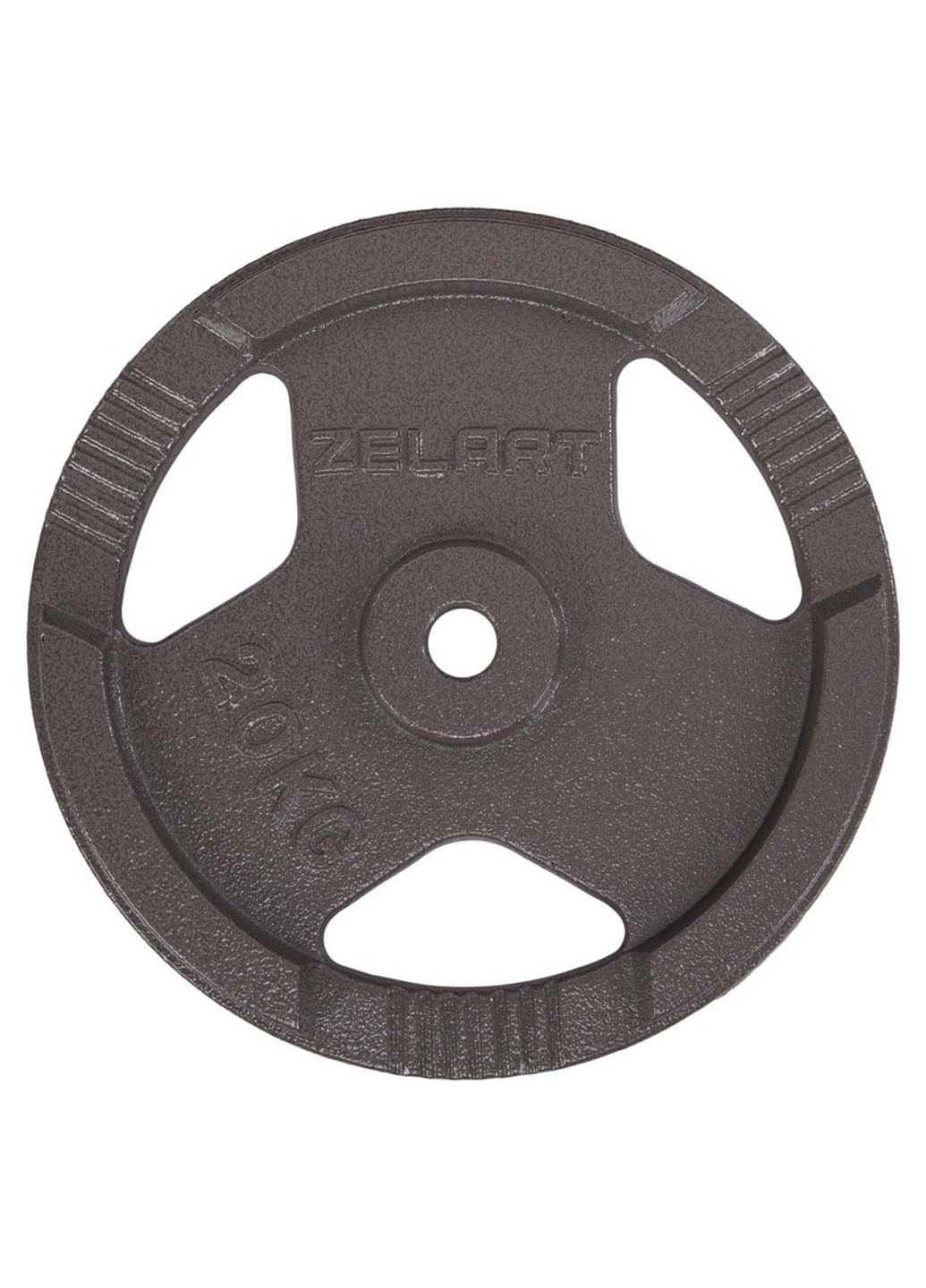 Блины диски стальные с хватом TA-7790 20 кг Zelart (286043465)