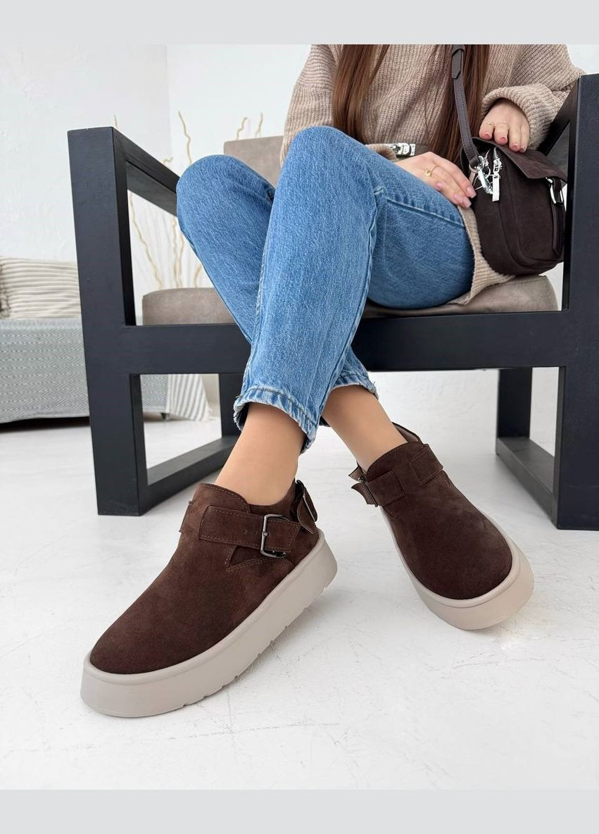 Жіночі лофери на байці/клоги No Brand (317254468)