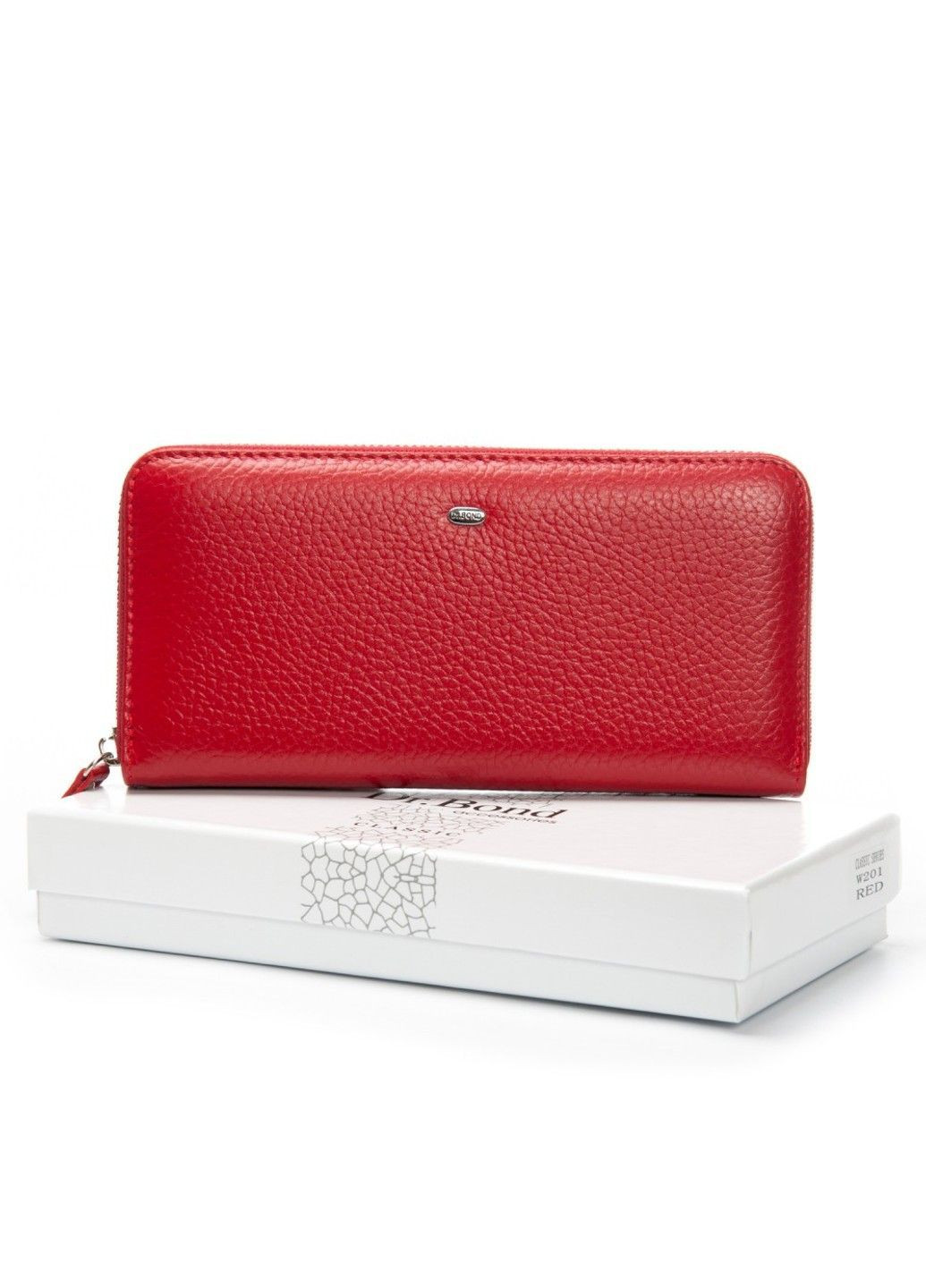 Женский кожаный кошелек Bright W201 red Dr. Bond (370766706)