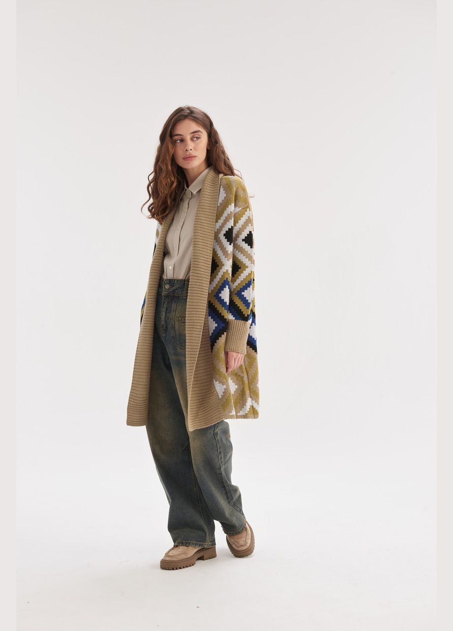 Бежевый демисезонный кардиган MEREZHKA