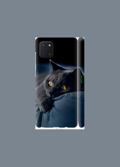 Чехол на Samsung Galaxy Note 10 Lite Дымчатый кот "825m-1872-2448" Endorphone (348085134)