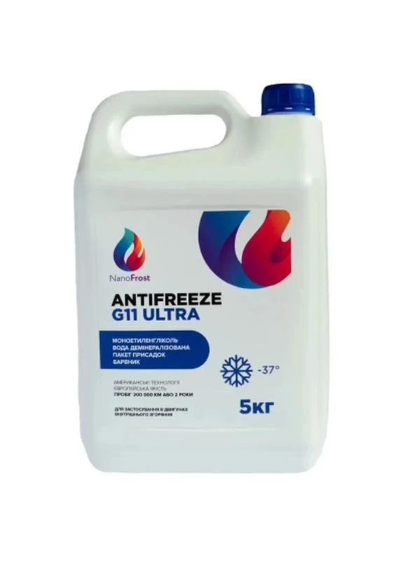 Антифриз G11 Ultra, 5кг NanoFrost (399007554)