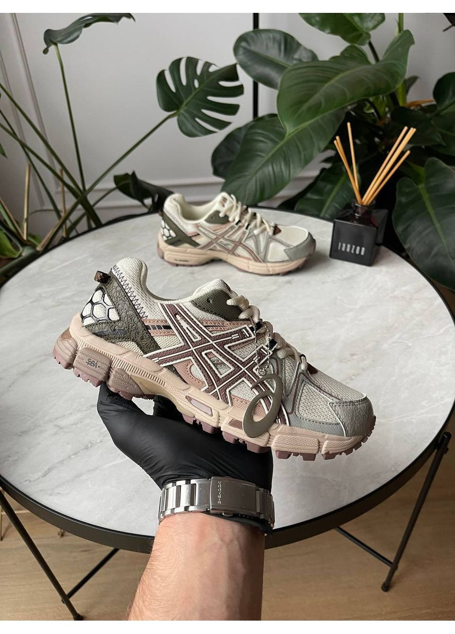 Кроссовки женские и мужские Asics Gel-kahana 8 Marathon Pastel | Асикс Гель Кахана 8 серо-зеленые No Brand серо-зелёные демисезоны (355339587)