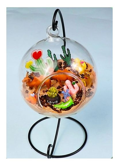 Творческий набор DIY Ночник Декор Пустынный мир в стеклянном шаре с LED-подсветкой DIY No Brand (362453002)