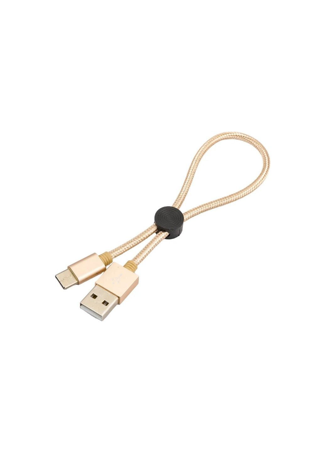 Кабель X35 cool 25 cm USB to Type-C - короткий - золотистый Hoco (316037788)