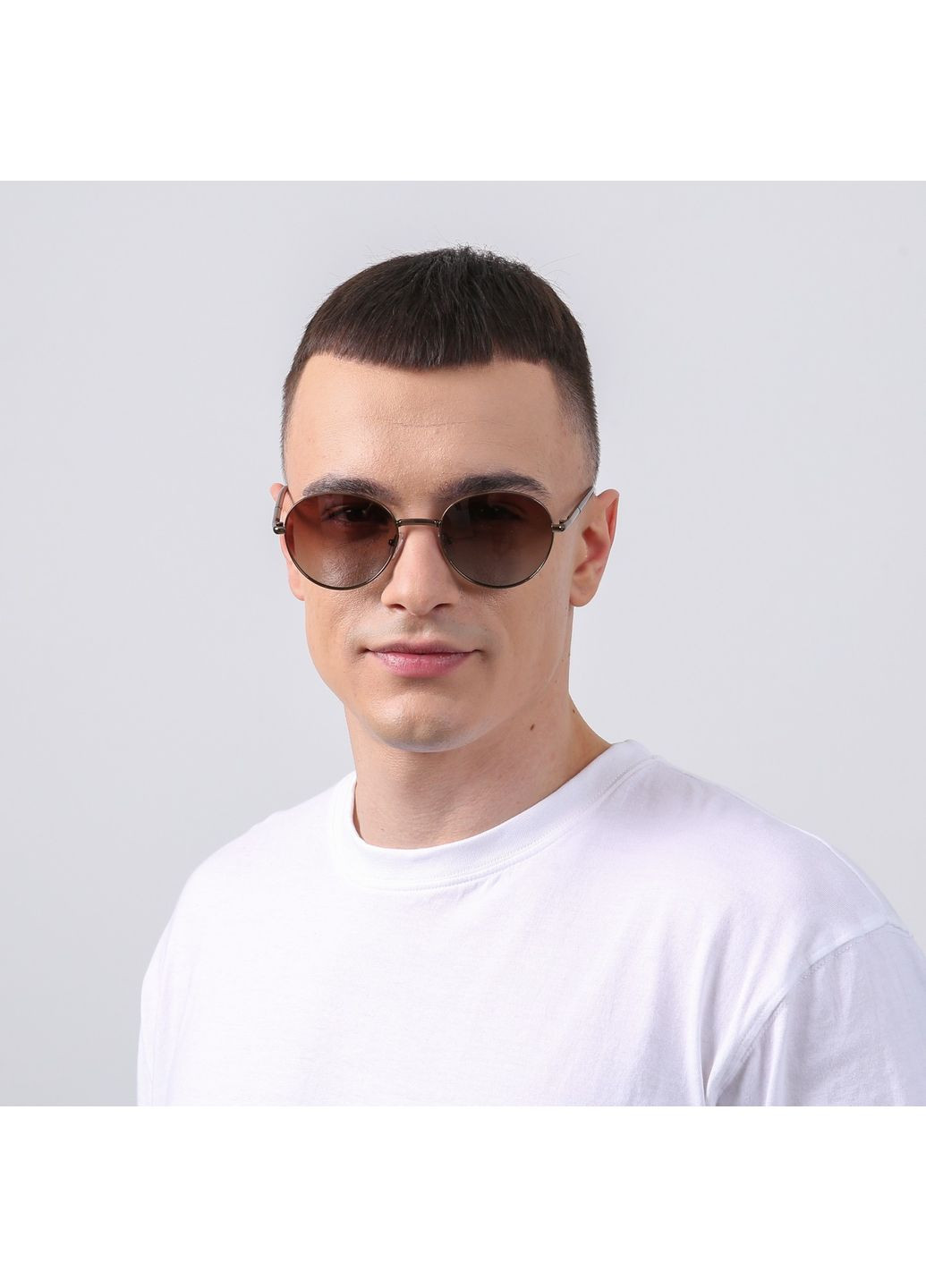 Солнцезащитные очки с поляризацией Тишейды мужские 382-411 LuckyLOOK 382-411М (329872826)