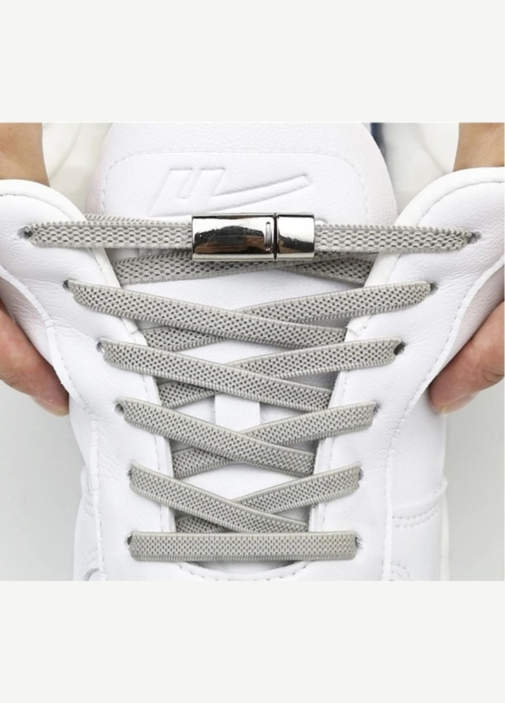 Еластичні шнурки без зав'язок з металевими пряжками China (356567192)