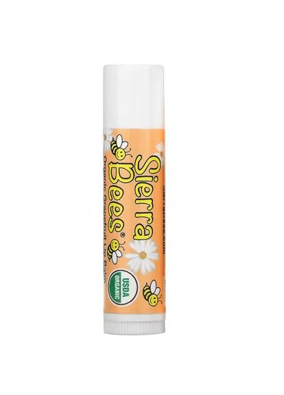 Орагнический бальзам для губ органические 1 шт с ароматом грейпфрута Sierra Bees (293246946)