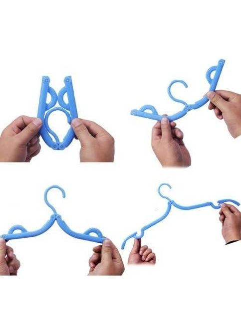 Складна дорожня вішалка плечики для одягу 1шт. синій Matrix (305197715)