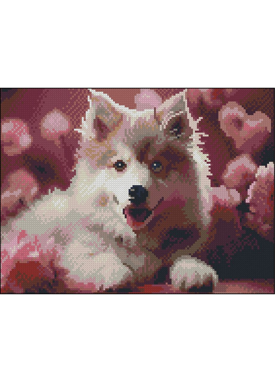 Алмазна мозаїка ПРЕМІУМ Песик без підрамника розміром см (ZAV3040-27) Strateg (362423092)