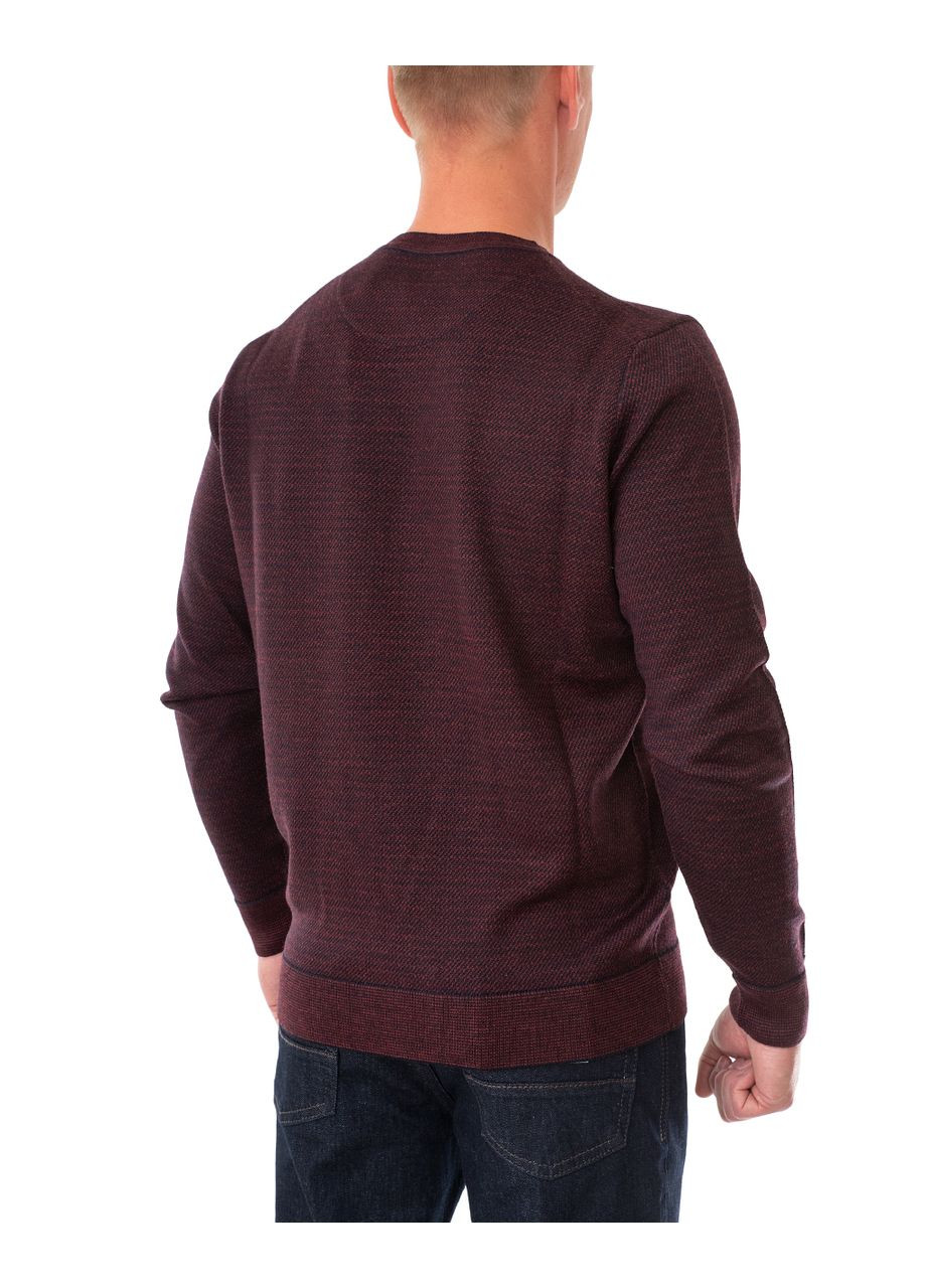 Бордовий джемпер чоловічий Bugatti