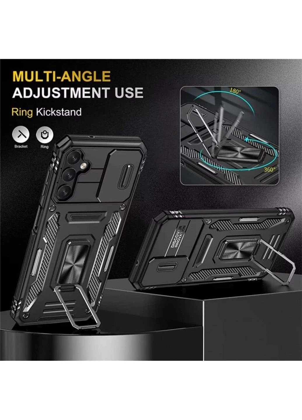 Ударостійкий чохол Camshield Army Ring для Samsung Galaxy S24+ No Brand (383415575)