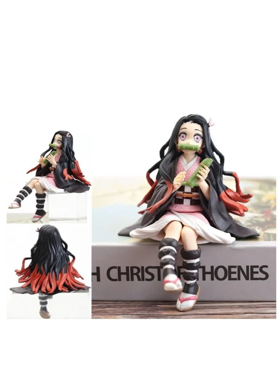 Фігурка Незапо Камадо 14 см сидяча Demon Slayer Kimetsu no Yaiba з ПВХ, аніме статуетка для колекції No Brand (362682293)