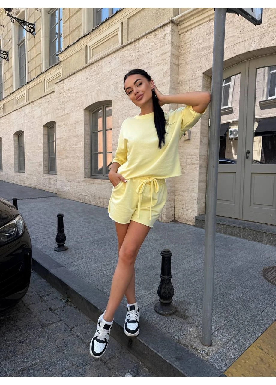 Костюм-двійка в стилі Zara з турецької петлі піньє DK/DL Мода без кордонів (397277561)