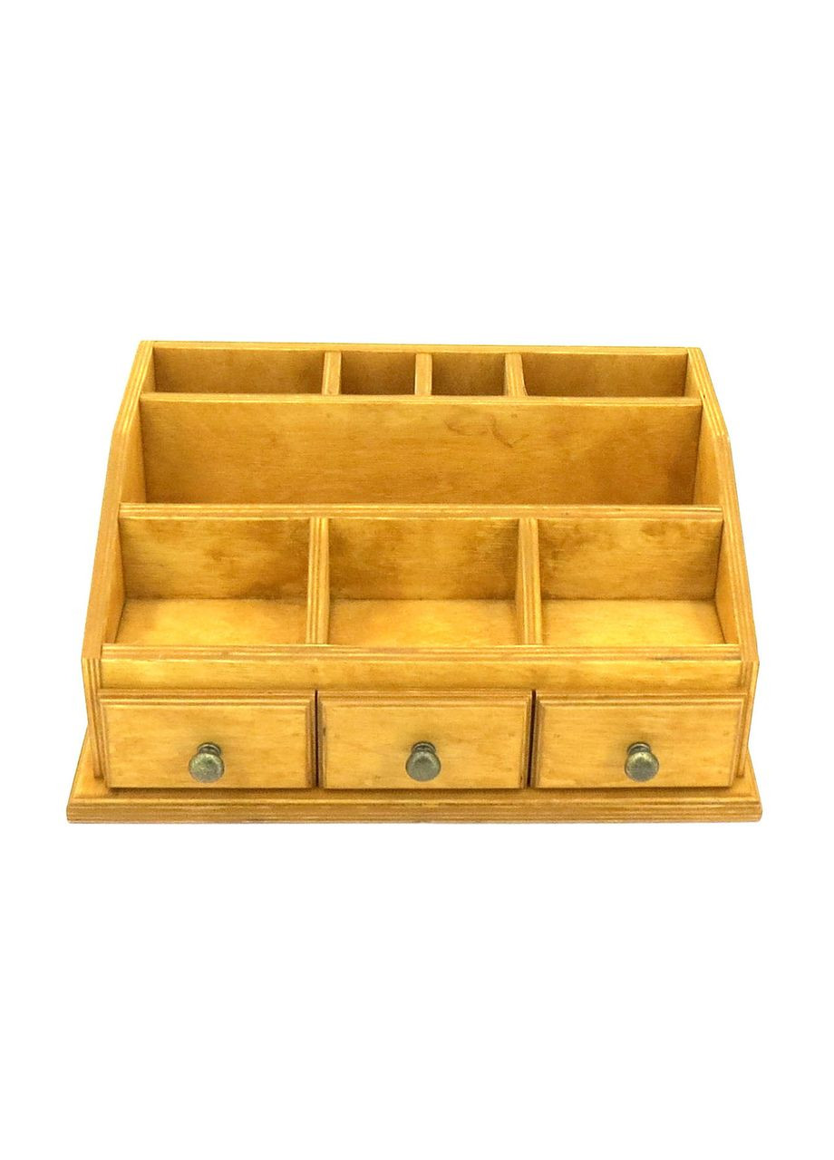 Настольный органайзер из дерева Ректор карри (КНЦ-002003) No Brand (328224559)