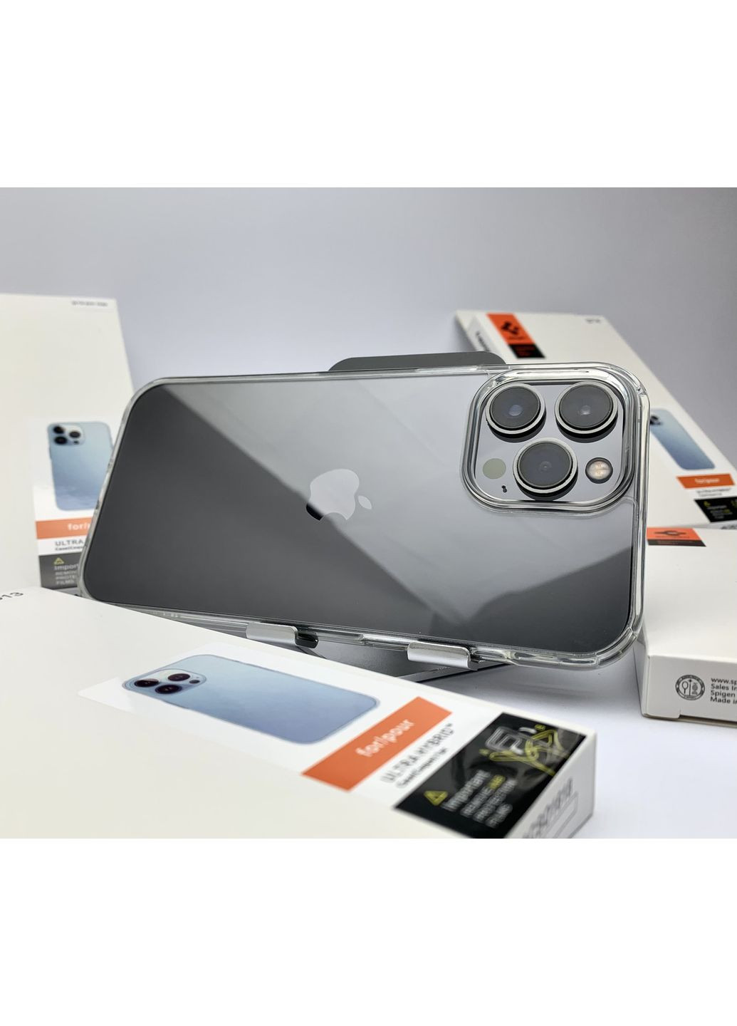 Чехол на айфон 13 PRO MAX Spigen Ultra Hybrid Crystal Clear case шпиген для айфона 13 О МАКСе No Brand (369137477)