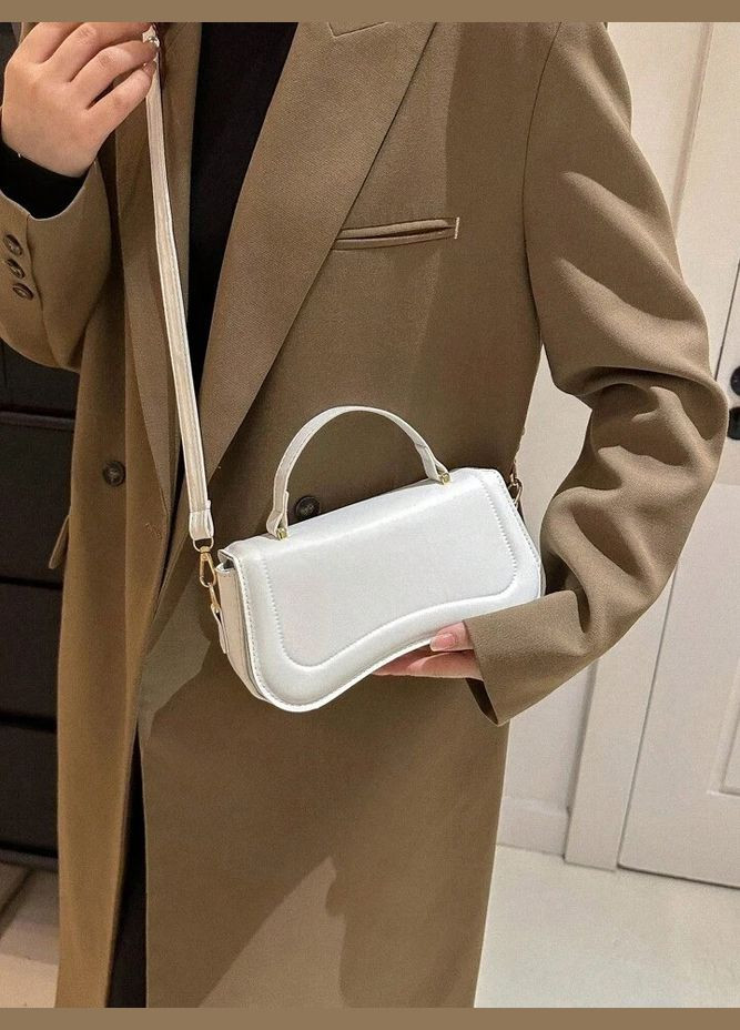 Женская сумка кросс-боди белая No Brand (290704817)