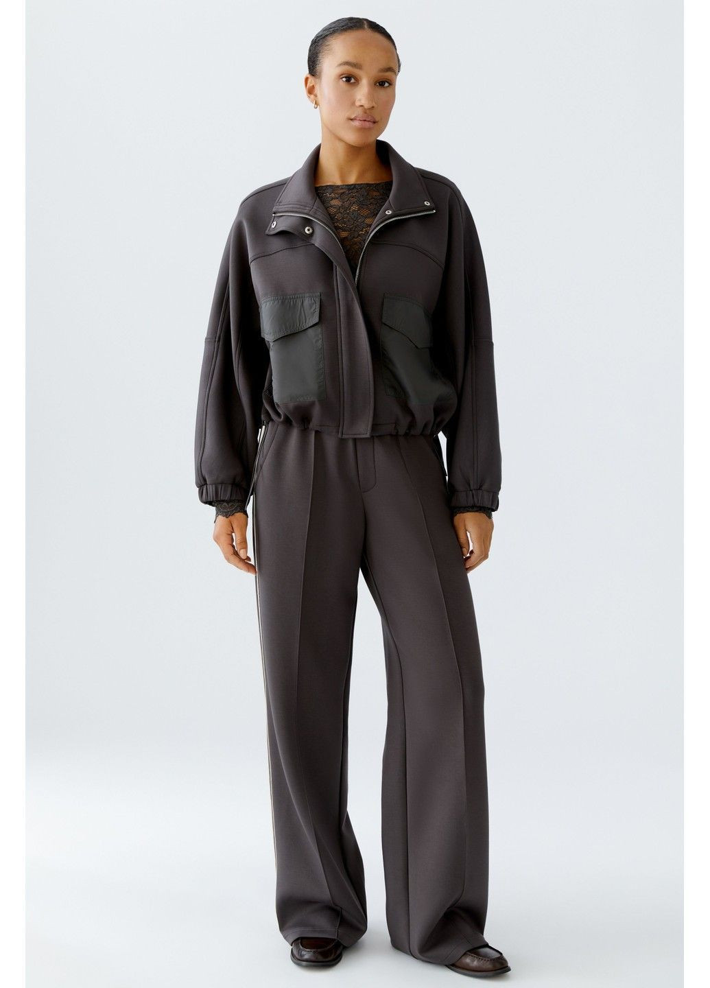 Жіночі штани Коричневі Oui (366420868)