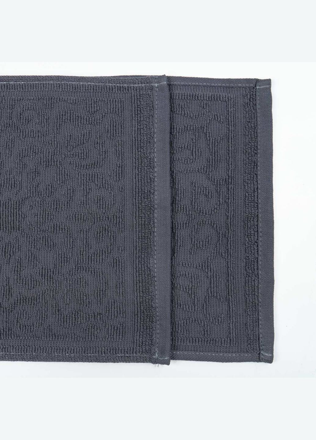 Кухонная жаккардовая салфетка 25х45 см 380 г/м2 ( ) GM Textile серый