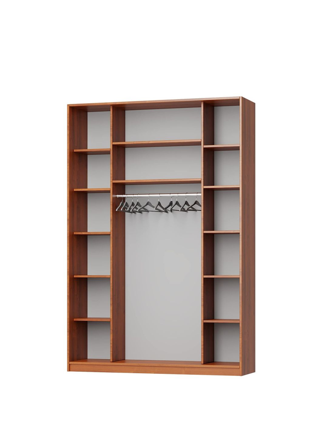 Шафа-купе дводверна Комбо AL 2ДСП 170x60x240 см (MBS-4094) MebelStar (359449466)