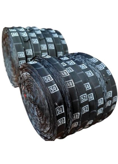 Розмірник тканинний (жаккард) # 3 960шт. Чорний Plus-plus (354794546)