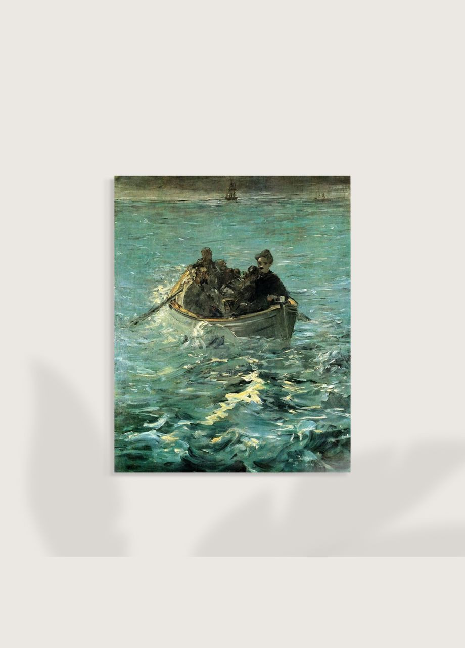 Печать на холсте Прилив Эдуар Мане 40x60 No Brand (346496121)