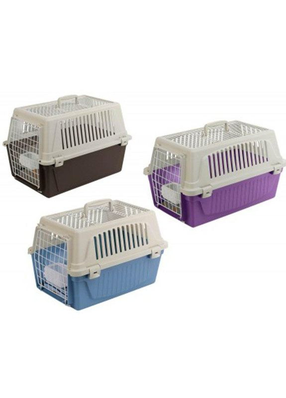 Контейнер перенесення кроликів і великих гризунів Atlas Open (Ферпласт Атлас Оупен) 37 х 58 х h 32см - ATLAS 20 OPEN, Синій Ferplast (297512249)