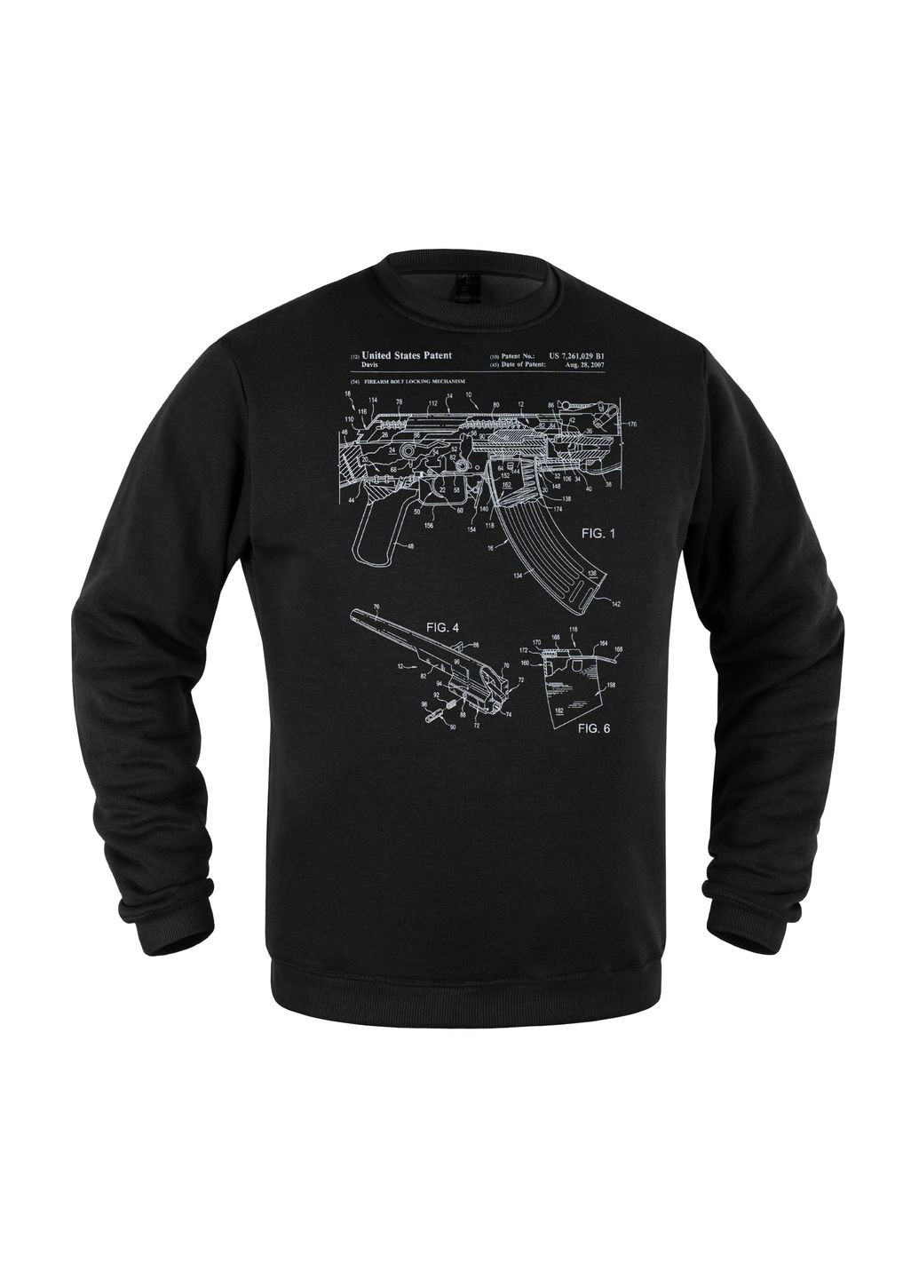 Світшот зимовий AK-47 Combat Black P1G (317668498)