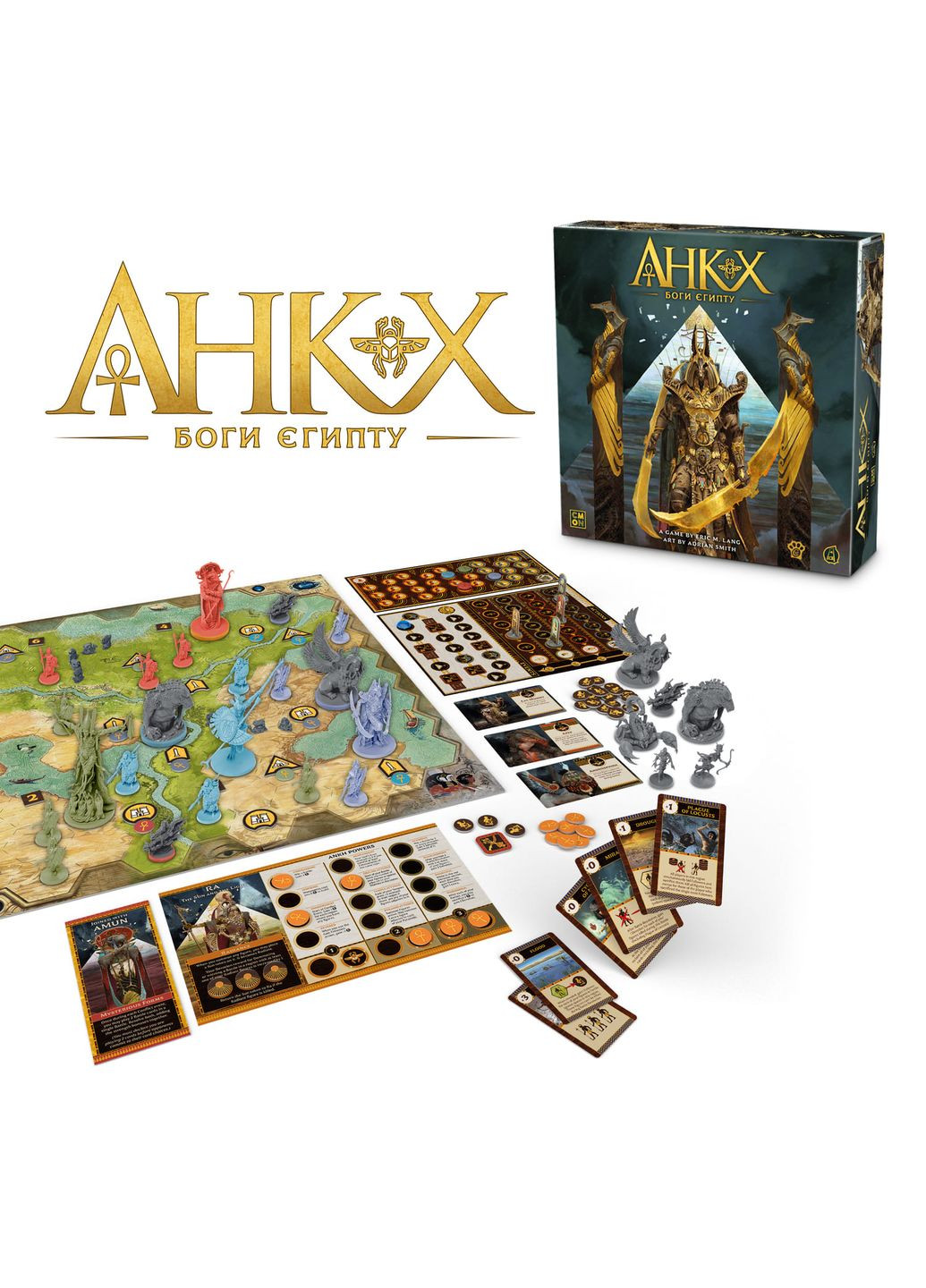 Настільна гра Анкх. Боги Єгипту (Ankh: Gods of Egypt) WoodCat (371191862)