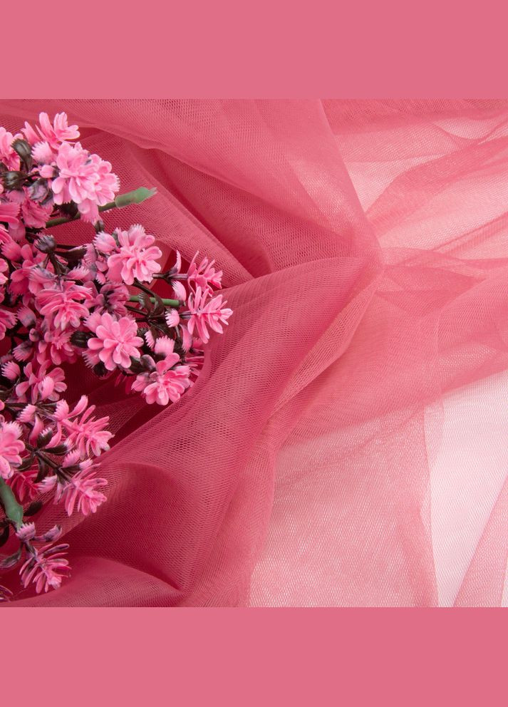 Тканина фатін євро 300 см 15 г/м2 фатин легка декоративна для суконь, костюмів, декору V-H46 т/фрез IDEIA (333034930)