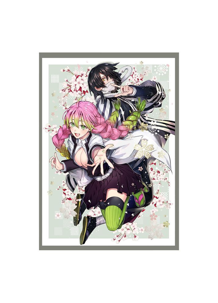 Постер плакат аніме Клинок що знищує демонів 42х29 см А3 (poster_0477) No Brand (327005873)